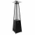 Pyramid Flame Heater in Jet Black is a stylish outdoor gas patio heater designed